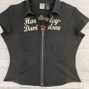 Plus Size Harley Garage Shirt